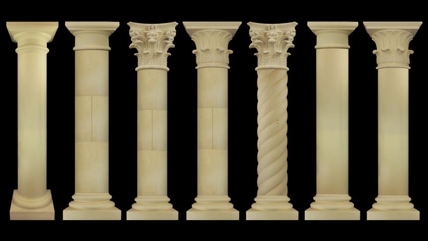 Cast Stone Columns Danville