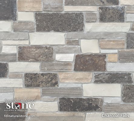 Falls Collection - Charcoal Falls™ stone veneer from Fond du Lac Natural Stone™