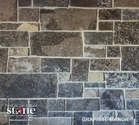 Biltmore Collection - Graphite Manor™ stone veneer from Fond du Lac Natural Stone™