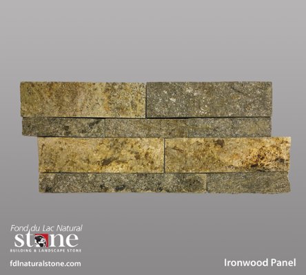 Ledgestone Panels Collection - Ironwood Panel™ stone veneer from Fond du Lac Natural Stone™