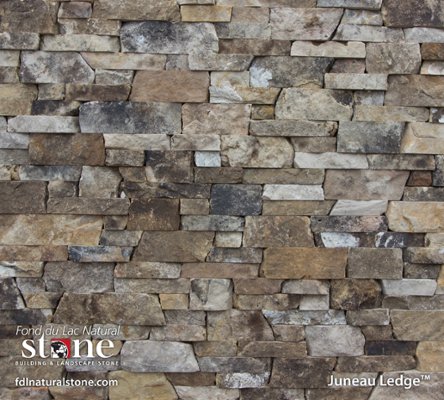 Ledgestone Collection - Juneau Ledge™ stone veneer from Fond du Lac Natural Stone™