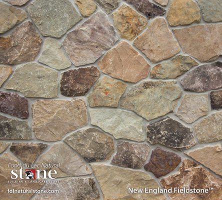 Fieldstone Collection - New England Fieldstone™ stone veneer from Fond du Lac Natural Stone™