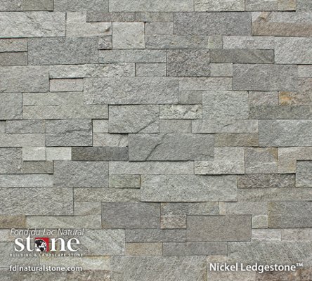 Dimensional Ledgestone Collection - Nickel Ledgestone™ stone veneer from Fond du Lac Natural Stone™