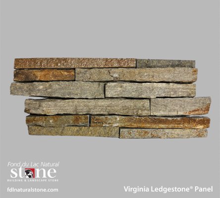 Ledgestone Panels Collection - Virginia Ledgestone™ Panel stone veneer from Fond du Lac Natural Stone™