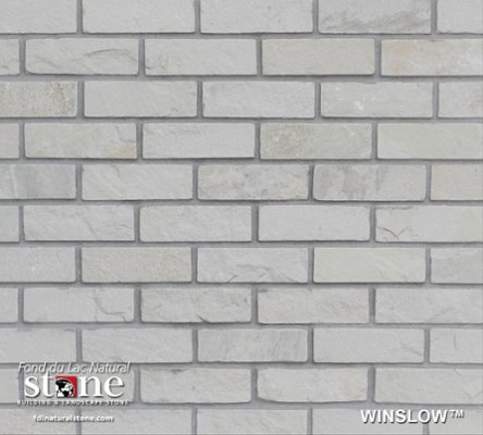 Natural Stone Thin Brick - Winslow™ stone veneer from Fond du Lac Natural Stone™