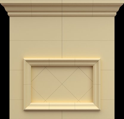 OMNTL505 from our collection of cast stone Fireplace Mantels